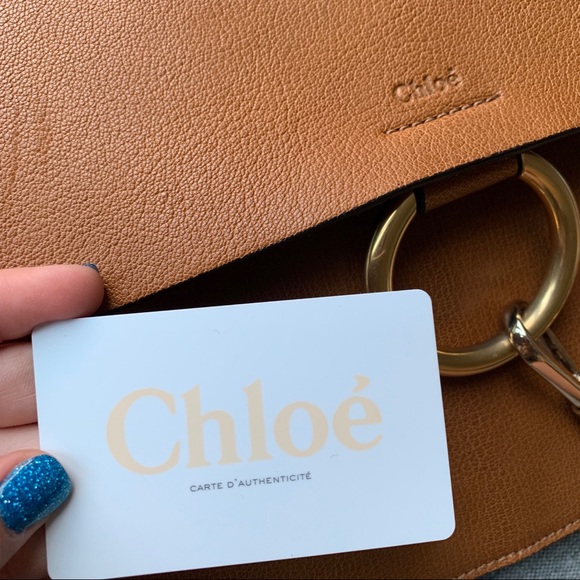 Chloe Medium Faye Tan Bag - Picture 5 of 8
